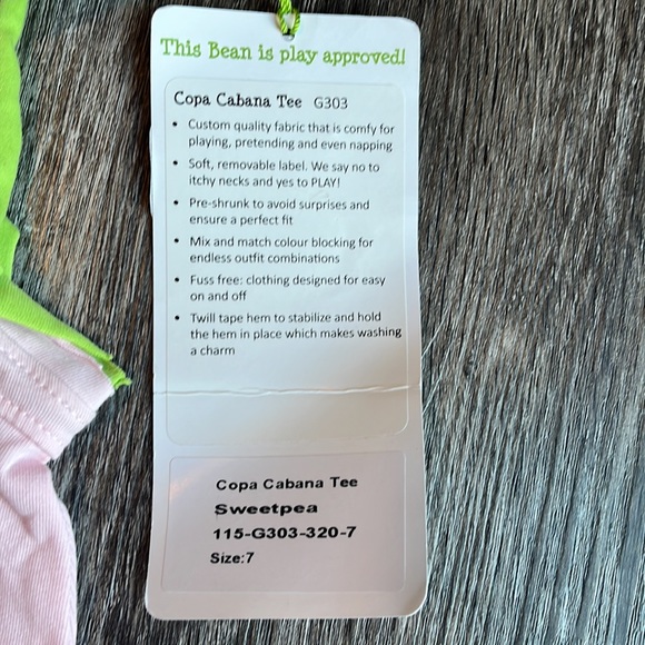 Peekaboo beans Copa Cabana Tee - Picture 3 of 3